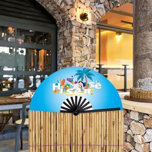 Éventails en bambou de 33 cm en gros, personnalisables avec logo imprimé, éventails à main pour la danse, idéaux pour les fêtes, artisanat en bambou - Product Image 2