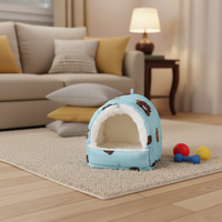 Lit amusant rectangulaire pour chat, tente de lit princesse pour chat, maisonnette mignonne pour chat, tente d'intérieur, niche-cave pour chien, lit pour petit chien, tente pour chat et chiot
