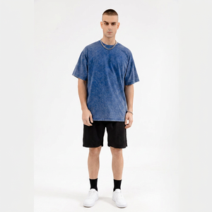 เสื้อยืดโอเวอร์ไซส์ผ้าฝ้าย 100% หนัก 230 กรัม ซักแล้ว ไซส์ใหญ่พิเศษ 5XL สตรีทแวร์ พิมพ์ลาย เสื้อยืดแขนสั้นผู้ชาย ขายส่ง - Product Image 1