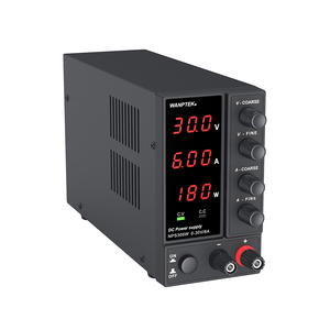 WANPTEK 30V 6A BENCH alimentatore regolabile DC, LED a 3 cifre, laboratorio, riparazione, DESIGN, scuola, ricarica, placca, NPS306W - Product Image 5