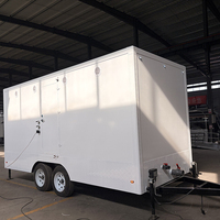 Remorque de toilettes mobiles de luxe à 4 postes, pour camping, caravane, à vendre en Europe/USA
