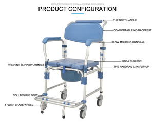 <span class=keywords><strong>Silla</strong></span> de Inodoro Plegable Portátil Contemporánea para Baños de Apartamentos y Hoteles, <span class=keywords><strong>Silla</strong></span> de <span class=keywords><strong>Ducha</strong></span> para Personas con Discapacidad y Usuarios de Sillas de Ruedas - Product Image 6