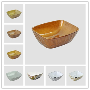 Lavabo Rectangular Brillante de Madera de Última Generación, Diseño Moderno y Compacto, Fácil de Limpiar, Capacidad de 12L - Product Image 1