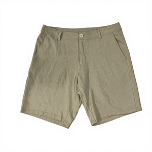 <strong>Men's</strong> Mid Waist <strong>Linen</strong> Cotton <strong>Shorts</strong> Casual Breathable Eco-Friendly Zipper Fly Anti-Wrinkle Quick Dry Spring - Product Image 2