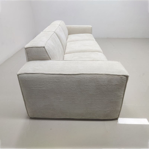 अंतरिक्ष की बचत मॉड्यूलर संपीड़ित सोफे सेट क्यूब डिजाइन अनुभागीय फोम भरा कॉर्डरॉय कपड़े थोक मूल्य आपूर्ति - Product Image 5