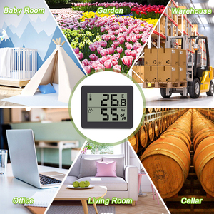 Promotion du fabricant pour l'hygromètre intérieur numérique mural et le thermomètre Appareil ménager en plastique - Product Image 5