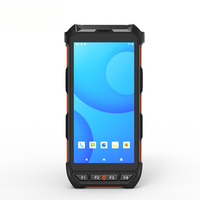 Android13 RFID UHF Reader Handheld UHF Passive RFID Tag Led Lighting Label Reader Phone Barcode Scanner for Library Management