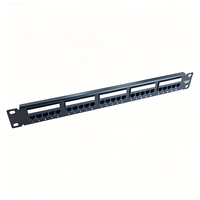Panel de Conexiones de Voz CAT3 de 25 Puertos E=HONG, 19 Pulgadas, 1U, Montaje en Rack, para Sistema Telefónico, Venta al Por Mayor OEM