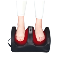 Masseur de pieds électrique professionnel 2025 avec fonctions de vibration et de chauffage, contrôle de la minuterie, 110-220V 20W