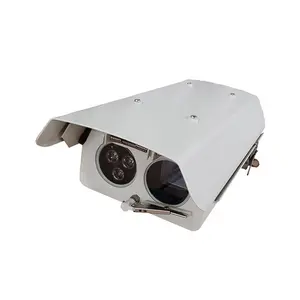 Outdoor CCTV doppel windows kamera gehäuse heizung fan wischer Led IR AC24V DC24V