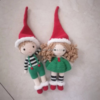 Amigurumi poupée crochet personnalisé fil crochet animaux amigurumi jouets noël poupée bébé fait à la main