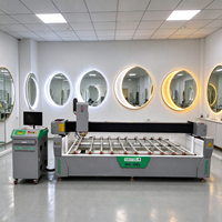 Machine de sablage laser 2010 pour miroirs / Machine de gravure laser sur verre par sablage