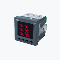 Compteur de puissance triphasé EASTSONG ES72 72mm Classe 0.5 kWh Facteur de puissance actif et réactif quatre quadrants 2DI RS485 Modbus LED rouge IP65