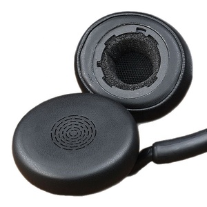 Pour Jabra Engage <span class=keywords><strong>50</strong></span> II <span class=keywords><strong>40</strong></span> coussins d'oreille filaire couverture en cuir protéiné oreillette casque <span class=keywords><strong>de</strong></span> bureau réduction du bruit coussinets d'oreille en mousse - Product Image 6