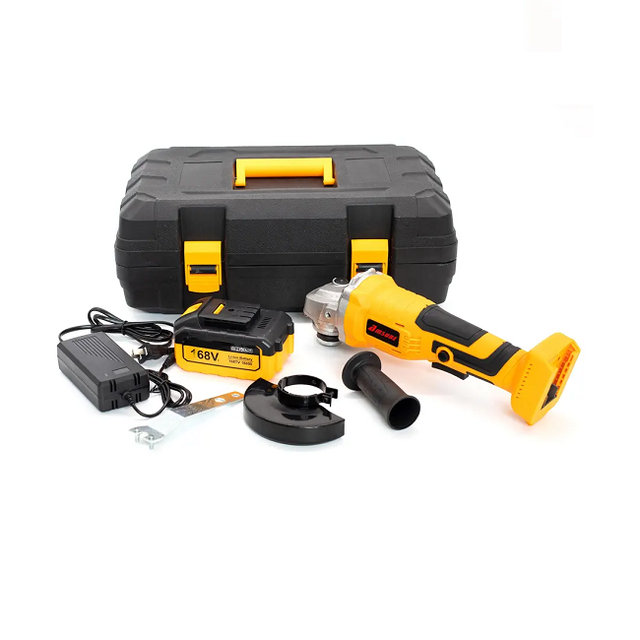 Cordless Rechargeable Lithium-ion Brushless 21V 3.0Ah 8500RPM Trigger Switch DIY 115mm M14 Angle Grinder Cutting General