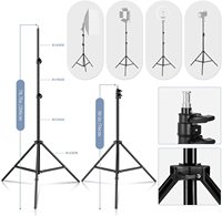 Kit de boîte à lumière parapluie octogonale, dispositif avec trépied d'ampoule LED de 150W, éclairage de Studio Photo pour vidéo à porte