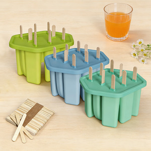 ISSILI DIY Two-Tone Silicone Ice Cube Tray, Food-Grade Silicone Popsicle & Ice <b>Cream</b> Mold - Product Image 1