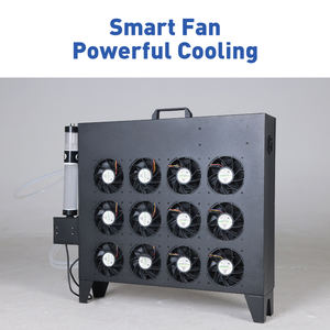 Armadio Mobile a 12 posizioni per S19 S21 completo di scambio termico a secco della torre di raffreddamento del <span class=keywords><strong>Computer</strong></span> processore dati - Product Image 3