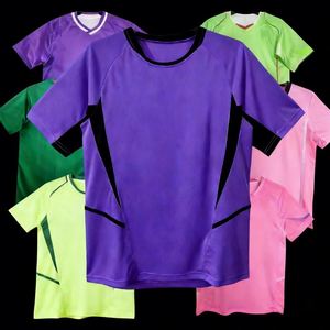 เสื้อฟุตบอลแบบซับลิเมชั่นคุณภาพสูง สไตล์วินเทจย้อนยุค ผ้าโพลีเอสเตอร์ 100% ระบายอากาศได้ดี แห้งเร็ว สำหรับผู้ชาย ทีมชาติ - Product Image 2