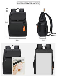 Mochilas Personalizadas con Cierre Enrollable para Hombre, Impermeables, de Viaje, Casuales, Deportivas, con Puerto USB para Laptop - Product Image 4