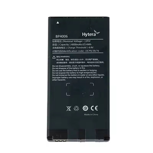 แบตเตอรี่ลิเธียม BP4006 4000mAh สำหรับ PNC380วิทยุสื่อสารสองทางของแท้สำหรับ <span class=keywords><strong>Hytera</strong></span> HYT PNC380 - Product Image 2