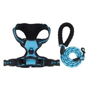 Customized XL Dog Vest <b>Harness</b> Comfortable Breathable Adjustable Night Safety Reflective Air Mesh Solid Nylon Personalized - Product Image 5