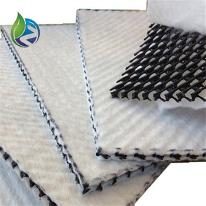 Réseau de drainage composite 3D en géocomposite plastique, filet de drainage géotextile <span class=keywords><strong>pour</strong></span> applications industrielles et parkings, matériau HDPE/PP - Product Image 3
