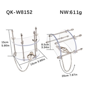 ที่หนีบหน้าอกโลหะ QKKQ พร้อมที่หนีบหัวนม อุปกรณ์ BDSM สำหรับพันธนาการหน้าอก ของเล่นเซ็กส์สำหรับคู่รัก SM เกมเซ็กส์ เฟติช ของเล่นเซ็กส์สำหรับผู้หญิง - Product Image 2