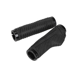 Poignées de guidon de vélo de montagne Black Gucke Lock-On, poignées ergonomiques verrouillables Gucke, équipement de cyclisme, gants en caoutchouc antidérapants - Product Image 5