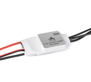 T-MOTOR AT20A 2-3S <span class=keywords><strong>ESC</strong></span> למטוסים בעלי כנפיים קבועות, בקר מהירות אלקטרוני ללא מברשות בעל יעילות גבוהה לזמן טיסה ממושך למאווררים מדויקים של רחפנים - Product Image 5