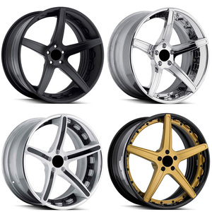 SY-02076 Rines de Aleación Forjada Personalizados de 2 Piezas, 20 22 <span class=keywords><strong>24</strong></span> Pulgadas, 20x8 22x8 24x10 <span class=keywords><strong>72</strong></span> 100 150 204, Plateados Cromados - Product Image 2