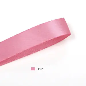 Оптовая продажа на заказ 196 цветов 100 ярд однолицевой простой 1 1/2 дюймов 100% полиэстер шелк атласные ленты 38 мм розовый