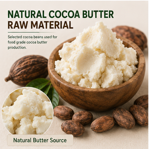 Manteca de <span class=keywords><strong>Cacao</strong></span> Natural, Manteca de Semilla de Theobroma <span class=keywords><strong>Cacao</strong></span> Orgánica para Piel Seca, Materia Prima Cosmética Hidratante a Granel - Product Image 2