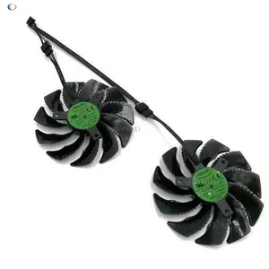 95MM T129215SM DC 12V Cooler מאוורר החלפה עבור HD 7850 R9 270 GTX 670 650 660Ti 550 גרפיקה כרטיס GPU קירור מאוורר