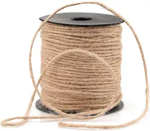 6mm jute string twisted rope for bondage 100 percent tossa flexible twisted rope Manufacturer Wholesale