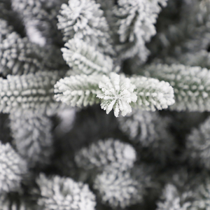 Arbre de Noël artificiel en PVC Pe de 7 pieds floqué de vente chaude avec support d'arbre de Noël pour la décoration extérieure - Product Image 3