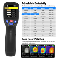 Caméra thermique infrarouge 300 000 pixels, imageur thermographique portable, détection de fuites d'air dans les conduits HVAC