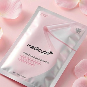 Mascarilla Facial y de Manos en Polvo de Colágeno Rosa Salmón, Mascarilla Nocturna para una Piel Radiante y con Mayor Elasticidad, Cuidado Facial Coreano - Product Image 3