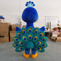 Costume de mascotte paon réaliste sur mesure à bas prix de Shengye, idéal pour les fêtes et le cosplay, costume géant portable