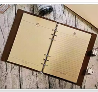 Cuaderno de Cuero Vintage Creativo en Oferta, Cuaderno de Hojas Sueltas A5