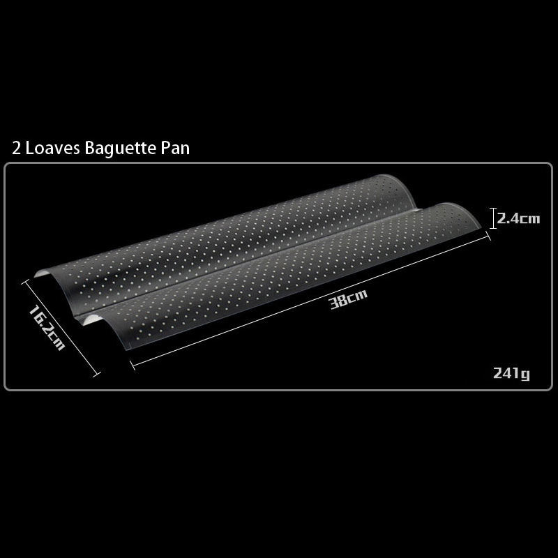 ขนมปังสีดำ 2 ก้อน