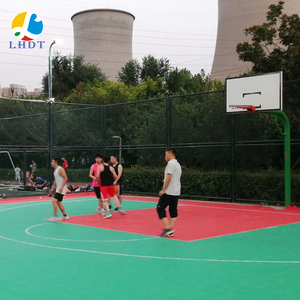Fiba <strong>3x3</strong> Approval Basketball <strong>Tiles</strong> Outdoor Movable Interlocking pp Sports Removable Interlocking Basketball Court Floor - Product Image 1