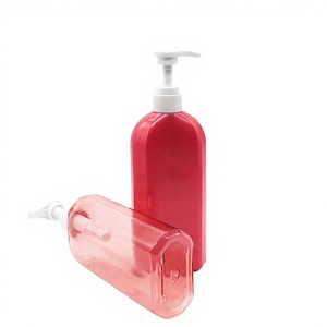 Bouteilles de lotion et de shampoing plates personnalisées en PE de 300 ml, 500 ml, 800 ml, imprimées à l'écran et estampées à l'or pour les cosmétiques - Product Image 4