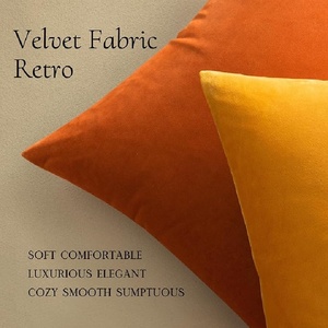 Housse de <span class=keywords><strong>coussin</strong></span> décorative en velours 50x50cm <span class=keywords><strong>coussin</strong></span> doux pour canapé-<span class=keywords><strong>lit</strong></span> chaise noël Halloween décor - Product Image 5