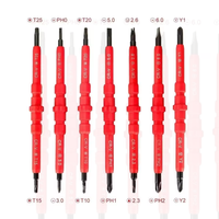 Ensemble d'outils 13 pièces tête Vde isolant électricien isolé acier au chrome vanadium tournevis isolé kit d'outils d'électricien