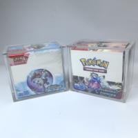 Protecteur en acrylique de haute qualité, écologique, édition anglaise ultra premium pour étui de booster en acrylique Pokémon