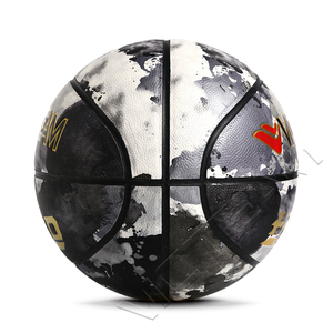Ballon de <span class=keywords><strong>basket</strong></span> en caoutchouc personnalisé par le fabricant, bon marché, de haute qualité, pour l'entraînement - Product Image 3