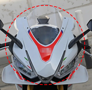 Pare-brise en fibre de carbone sèche 3K 3*3 à tissage sergé Moq1 pour moto <span class=keywords><strong>Aprilia</strong></span> <span class=keywords><strong>RS</strong></span> 660 <span class=keywords><strong>2021</strong></span> 2022 - Product Image 2