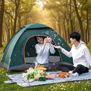 אוהלי חוץ Wanna Cross-border Camouflage, אוהל חיצוני לשלוש עונות, פוליאסטר, נפתח אוטומטית, שכבה אחת, מהיר להקמה, ל-3-4 אנשים - Product Image 2