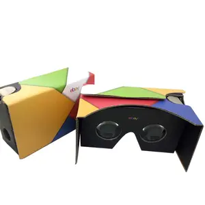 Folding paper vr box 3d glasses virtual reality carton box for gaming movie video